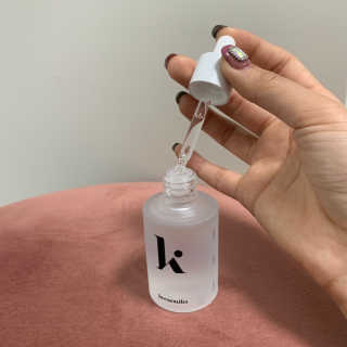 키노닉스 펀더멘탈 하이드레이팅 앰플 부스터 — 5점을 준 리뷰어가 2019년 4월 올린 사용 사진