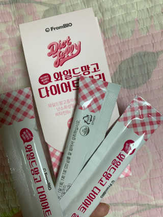 프롬바이오 다이어트엔와일드망고 젤리 — 5점을 준 리뷰어가 2019년 10월 올린 사용 사진