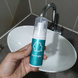 폼글 I foamgle [폼글] 거품가글 50ml 3종 - 민트, 라벤더, 라즈베리 — 4점을 준 리뷰어가 2019년 11월 올린 사용 사진