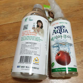 베지아쿠아 475ml + 리필 1000ml 1Set — 4.5점을 준 리뷰어가 2019년 9월 올린 사용 사진