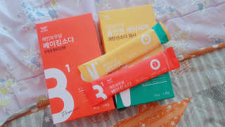 레인보우샵 올인원세탁세제,베이킹소다 스틱포6개입+세탁조클리너 — 3.83점을 준 리뷰어가 2018년 4월 올린 사용 사진