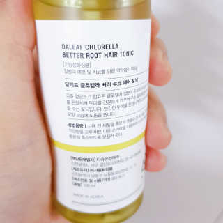 달리프 클로렐라 베러 루트 헤어토닉 100ml — 5점을 준 리뷰어가 2020년 1월 올린 사용 사진