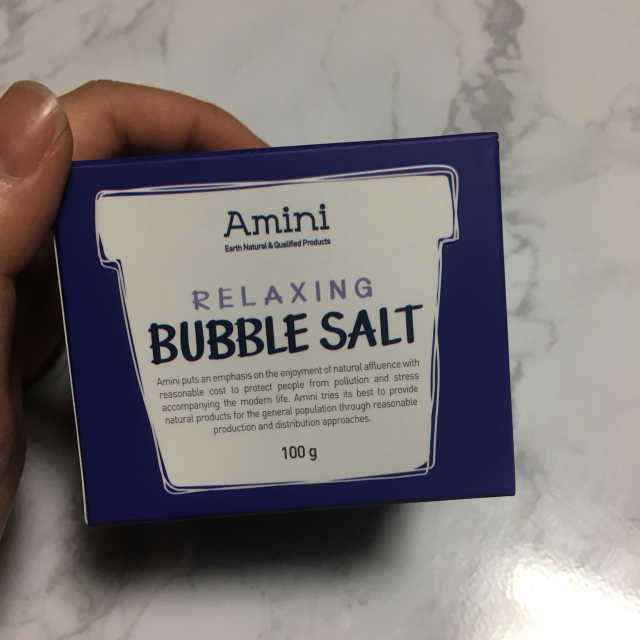 버블 솔트 리뷰 사진
