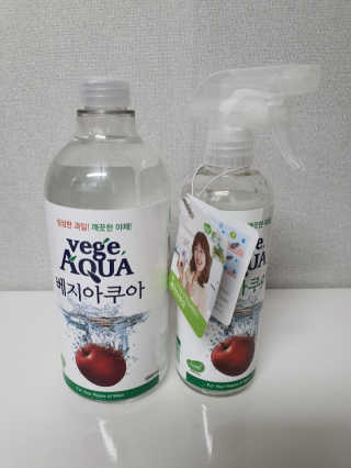 베지아쿠아 475ml + 리필 1000ml 1Set — 1점을 준 리뷰어가 2019년 10월 올린 사용 사진