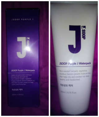 제이숲 JSOOP 퍼플 J 워터 팩 200ml — 5점을 준 리뷰어가 2019년 2월 올린 사용 사진