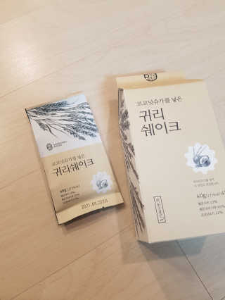 [착한습관]건강한 한끼, 귀리 쉐이크와 서리태 쉐이크 — 5점을 준 리뷰어가 2019년 7월 올린 사용 사진