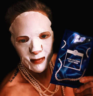 Pearl Collagen Velvet Mask 1 BOX by YVESOM — 5점을 준 리뷰어가 2019년 2월 올린 사용 사진