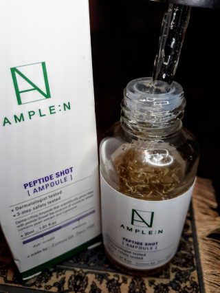 앰플엔 암 페트 펩티드 샷 AMPOULE — 5점을 준 리뷰어가 2019년 6월 올린 사용 사진