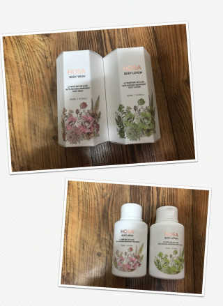 HOSA BODY WASH+BODY LOTION — 5점을 준 리뷰어가 2018년 4월 올린 사용 사진