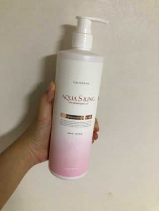 아쿠아큐링 아쿠아S링 퓨어리프레싱 헤어케어 500ml — 5점을 준 리뷰어가 2018년 7월 올린 사용 사진