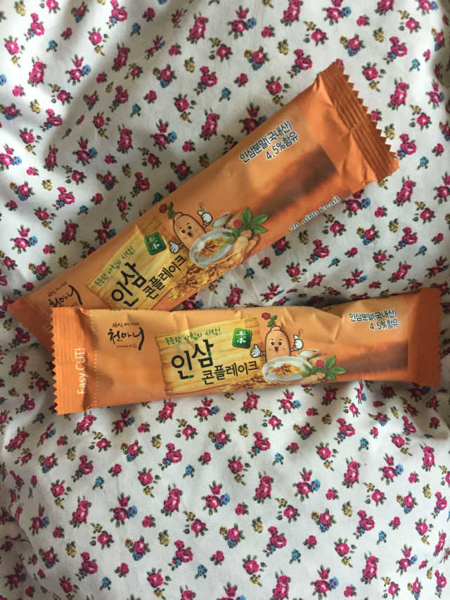 인삼콘플레이크 리뷰 사진