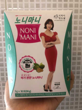 정찬우 꽐라만시 [띵보몰]건강환 습관 노니마니 스틱 1Box — 4점을 준 리뷰어가 2019년 6월 올린 사용 사진