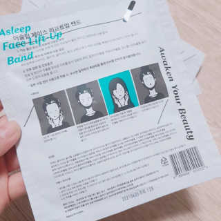 어웨이크어슬립 어슬립 페이스 리프트업 밴드 — 3.67점을 준 리뷰어가 2018년 5월 올린 사용 사진