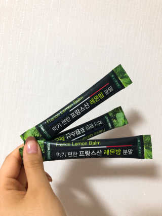 로하스웰 프랑스산 레몬밤 분말 — 4.67점을 준 리뷰어가 2018년 5월 올린 사용 사진