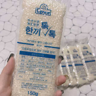 L'grow (엘그로) L'grow(엘그로) 씻어나온 한끼톡톡쌀! — 4점을 준 리뷰어가 2018년 1월 올린 사용 사진