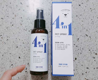 강아지스토리 포인원 모이스처 미스트 100ml — 5점을 준 리뷰어가 2018년 11월 올린 사용 사진