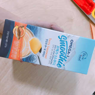 오메가-3스무디 [오메가스무디] 짜먹는 오메가3 DHA 임산부 어린이 — 3점을 준 리뷰어가 2019년 3월 올린 사용 사진