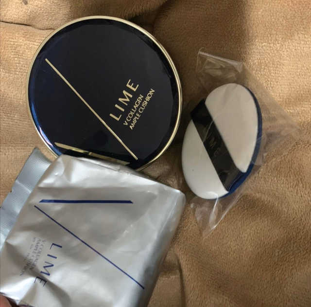 라임코스메틱 V 콜라겐 앰플 쿠션 리뷰 사진