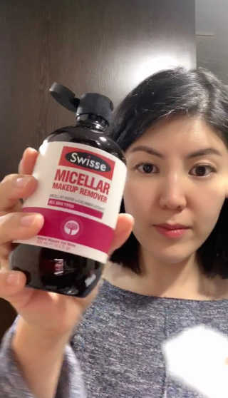 SWISSE 스위스 미셀라 메이크업 리무버 — 5점을 준 리뷰어가 2019년 12월 올린 사용 사진