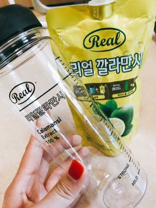 장수농가 리얼깔라만시 — 5점을 준 리뷰어가 2018년 6월 올린 사용 사진