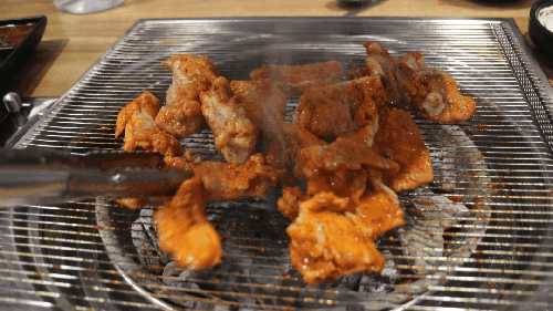 [춘여닭숯불닭갈비] 닭갈비 무한 2인+된장찌개+묵사발 리뷰 사진