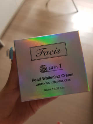 파시스 올인원 진주 화이트닝 크림 100ml — 5점을 준 리뷰어가 2019년 5월 올린 사용 사진
