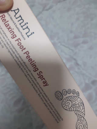 아미니 릴렉싱 풋 필링 스프레이 — 4점을 준 리뷰어가 2019년 4월 올린 사용 사진