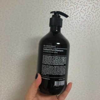 the naked object [탈모볼륨샴푸] 디블랙 팩 샴푸 — 4점을 준 리뷰어가 2019년 12월 올린 사용 사진