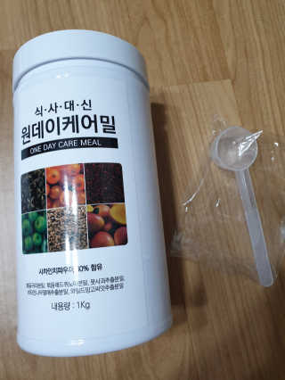 (주)이스터비엔에프 식사대용선식 원데이케어밀 1KG 대용량 — 5점을 준 리뷰어가 2019년 1월 올린 사용 사진