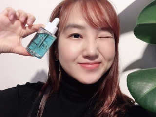 헤이톡 블루 아줄렌 카밍앰플 — 3.5점을 준 리뷰어가 2020년 1월 올린 사용 사진