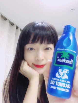 파라슈트 100퍼 코코넛오일 100ml — 5점을 준 리뷰어가 2018년 8월 올린 사용 사진