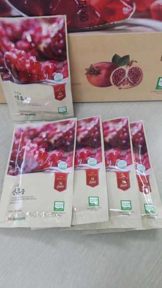 [하이헬스] 정말 진하고 맛있는 유기농 석류즙 30포 — 5점을 준 리뷰어가 2019년 11월 올린 사용 사진