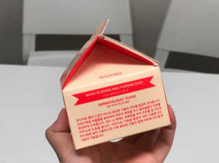 포피엠테라피 화이트 블라썸 밀크 푸딩솝 — 5점을 준 리뷰어가 2019년 7월 올린 사용 사진