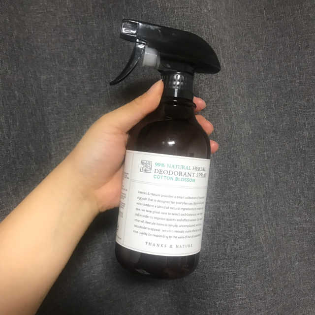 쌩스네이처 천연유래 아로마 섬유탈취제 500+60ml 리뷰 사진