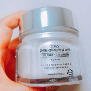 파시스 올인원 진주 화이트닝 크림 100ml — 4점을 준 리뷰어가 2019년 5월 올린 사용 사진