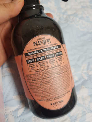 더블유드레스룸 페브클린 500ml — 5점을 준 리뷰어가 2018년 8월 올린 사용 사진