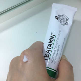 나이팅게일 티타민 크림 리뉴얼 — 3.67점을 준 리뷰어가 2018년 3월 올린 사용 사진