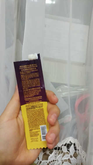 [후르디아] 블루베리 허니 오버나이트 마스크 달광팩 — 5점을 준 리뷰어가 2019년 10월 올린 사용 사진