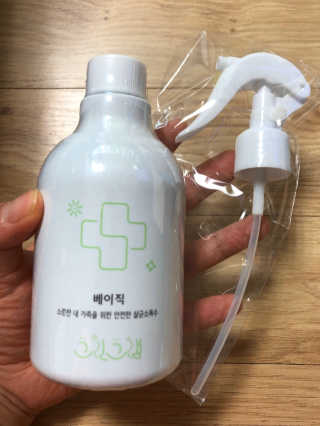 그린그램 베이직 뿌리는 살균 소독제 살균소독수 — 4점을 준 리뷰어가 2020년 3월 올린 사용 사진