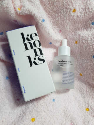 키노닉스 펀더멘탈 하이드레이팅 앰플 부스터 — 5점을 준 리뷰어가 2019년 3월 올린 사용 사진