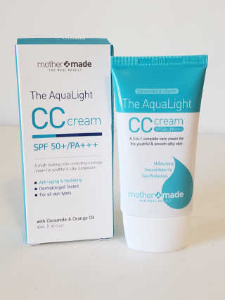 마더메이드 더 아쿠아라이트 CC크림 SPF50+ PA+++ — 5점을 준 리뷰어가 2019년 10월 올린 사용 사진