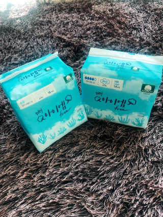 보타메디 마이아이엠 생리대 — 5점을 준 리뷰어가 2019년 2월 올린 사용 사진