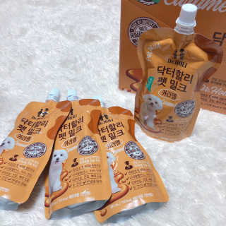 닥터할리펫밀크 8종 — 5점을 준 리뷰어가 2019년 6월 올린 사용 사진