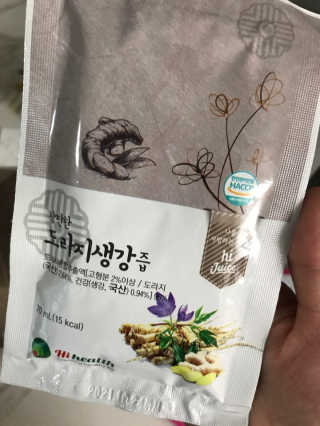 [하이헬스] 환절기에 좋은 참진한 도라지생강즙 30포 — 5점을 준 리뷰어가 2019년 11월 올린 사용 사진