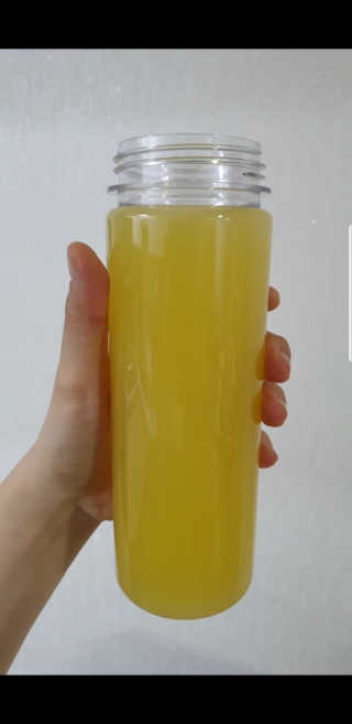 장수농가 리얼깔라만시 원샷 50ml 10팩+보틀 — 3점을 준 리뷰어가 2019년 4월 올린 사용 사진