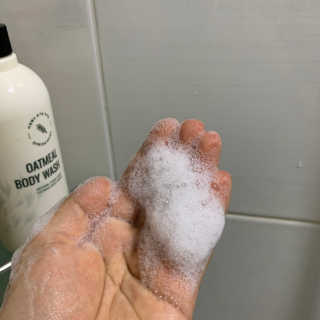 (주)에네스티 내추럴 촉촉  오트밀 바디워시 500ml — 4점을 준 리뷰어가 2020년 3월 올린 사용 사진