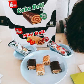 웰그린_댄싱카우 케이크 롤_미니 롤 스트로베리 — 5점을 준 리뷰어가 2019년 2월 올린 사용 사진