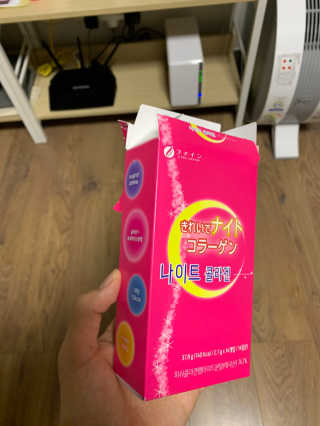 한국맥널티 맥널티 나이트콜라겐 14개입 — 3점을 준 리뷰어가 2019년 12월 올린 사용 사진