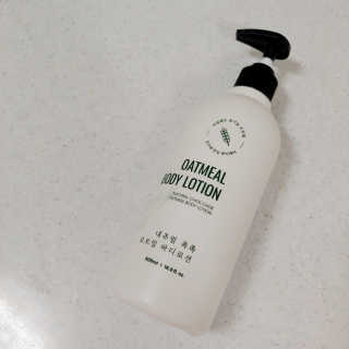 (주)에네스티 내추럴 촉촉  오트밀 바디로션 500ml — 3점을 준 리뷰어가 2019년 9월 올린 사용 사진
