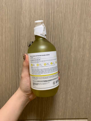 달리프 클로렐라 베러 루트 릴렉싱 샴푸 500ml — 3.5점을 준 리뷰어가 2020년 1월 올린 사용 사진